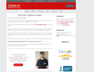 John H. Appliance Repair Expert in Edmonton